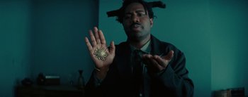 Movie still from “Sampha - Only” (2023), directed by Dexter Navy – Close Up shot, Low angle