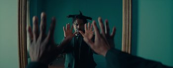 Movie still from “Sampha - Only” (2023), directed by Dexter Navy – Medium shot, Over the shoulder angle
