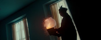 Movie still from “Sampha - Only” (2023), directed by Dexter Navy – Medium shot, Low angle