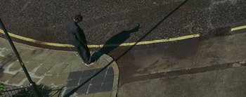 Movie still from “Sampha - Only” (2023), directed by Dexter Navy – Extreme Wide shot, Overhead angle