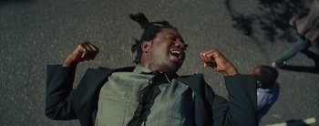 Movie still from “Sampha - Only” (2023), directed by Dexter Navy – Close Up shot, Low angle