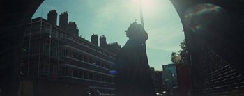 Movie still from “Sampha - Only” (2023), directed by Dexter Navy – Medium shot, Low angle