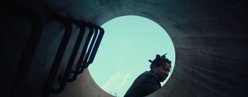 Movie still from “Sampha - Only” (2023), directed by Dexter Navy – Close Up shot, Overhead angle