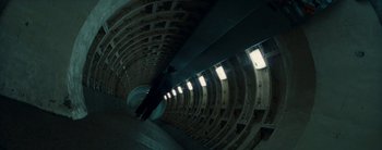 Movie still from “Sampha - Only” (2023), directed by Dexter Navy – Extreme Wide shot, Overhead angle