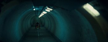 Movie still from “Sampha - Only” (2023), directed by Dexter Navy – Extreme Wide shot, High angle