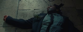 Movie still from “Sampha - Only” (2023), directed by Dexter Navy – Extreme Close Up shot, Overhead angle