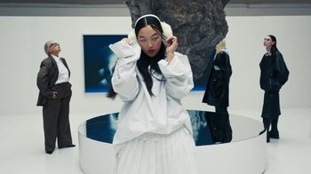 Movie still from “Audrey Nuna - Locket” (2023), directed by Valentin Petit – Medium shot, High angle