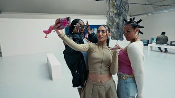 Movie still from “Audrey Nuna - Locket” (2023), directed by Valentin Petit – Medium shot, High angle