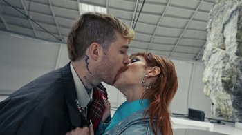 Movie still from “Audrey Nuna - Locket” (2023), directed by Valentin Petit – Extreme Close Up shot, Overhead angle