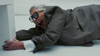 Movie still from “Audrey Nuna - Locket” (2023), directed by Valentin Petit – Medium shot, Overhead angle