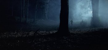 Movie still from “DJ Suzy - Wings” (2023), directed by SWIM CLUB – Extreme Wide shot, Over the shoulder angle