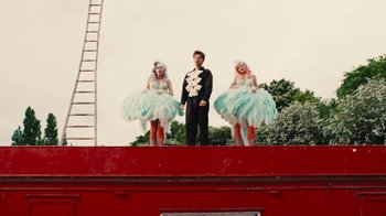 Movie still from “Harry Styles - Daylight” (2023), directed by Tanu Muiño – Wide shot, Low angle