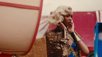 Movie still from “Harry Styles - Daylight” (2023), directed by Tanu Muiño – Close Up shot, Over the shoulder angle