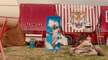 Movie still from “Harry Styles - Daylight” (2023), directed by Tanu Muiño – Wide shot, Low angle