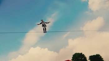 Movie still from “Harry Styles - Daylight” (2023), directed by Tanu Muiño – Extreme Wide shot, Low angle