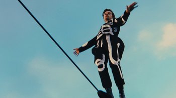 Movie still from “Harry Styles - Daylight” (2023), directed by Tanu Muiño – Wide shot, Low angle