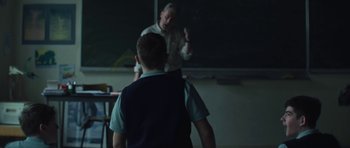 Movie still from “The Blaze - MADLY” (2023), directed by The Blaze – Medium shot, Over the shoulder angle