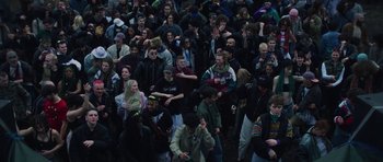 Movie still from “The Blaze - MADLY” (2023), directed by The Blaze – Extreme Wide shot, High angle