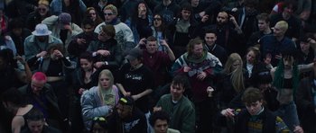 Movie still from “The Blaze - MADLY” (2023), directed by The Blaze – Extreme Wide shot, High angle