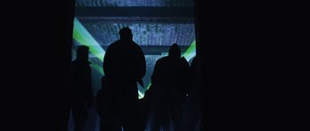 Movie still from “The Blaze - MADLY” (2023), directed by The Blaze – Wide shot, Low angle