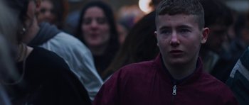 Movie still from “The Blaze - MADLY” (2023), directed by The Blaze – Close Up shot, Over the shoulder angle