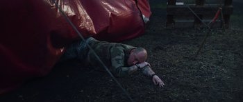 Movie still from “The Blaze - MADLY” (2023), directed by The Blaze – Medium shot, High angle