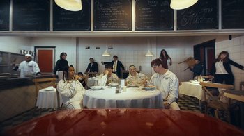 Movie still from “James Blake - Big Hammer” (2023), directed by Oscar Hudson – Wide shot, High angle