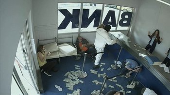 Movie still from “James Blake - Big Hammer” (2023), directed by Oscar Hudson – Extreme Wide shot, Overhead angle