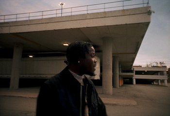 Movie still from “Skiifall - 2 Charming” (2023), directed by rubberband. – Medium shot, Low angle