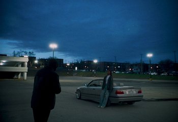 Movie still from “Skiifall - 2 Charming” (2023), directed by rubberband. – Extreme Wide shot, High angle