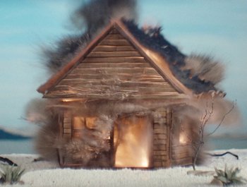 Movie still from “Jesse - Rainbow” (2023), directed by Ramez Silyan – Extreme Wide shot, Low angle