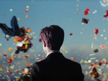 Movie still from “Jesse - Rainbow” (2023), directed by Ramez Silyan – Wide shot, Low angle