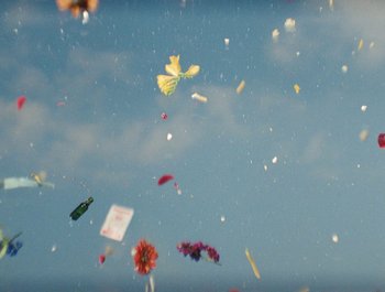 Movie still from “Jesse - Rainbow” (2023), directed by Ramez Silyan – Extreme Close Up shot, Overhead angle