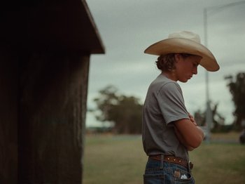 Movie still from “The Teskey Brothers - Take My Heart” (2023), directed by W.A.M. Bleakley – Medium shot, Over the shoulder angle