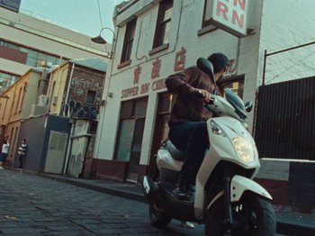 Movie still from “The Teskey Brothers - Take My Heart” (2023), directed by W.A.M. Bleakley – Wide shot, High angle