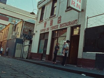 Movie still from “The Teskey Brothers - Take My Heart” (2023), directed by W.A.M. Bleakley – Wide shot, High angle