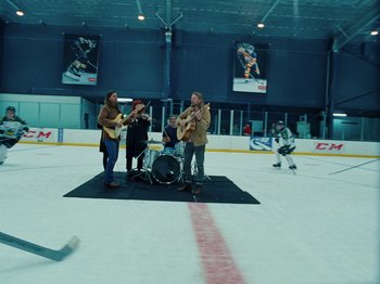 Movie still from “The Teskey Brothers - Take My Heart” (2023), directed by W.A.M. Bleakley – Extreme Wide shot, High angle