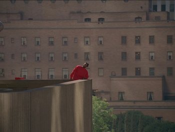 Movie still from “Maxo - Free!” (2023), directed by Vincent Haycock – Extreme Wide shot, Low angle