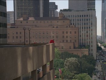 Movie still from “Maxo - Free!” (2023), directed by Vincent Haycock – Extreme Wide shot, High angle