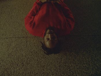 Movie still from “Maxo - Free!” (2023), directed by Vincent Haycock – Medium shot, Overhead angle