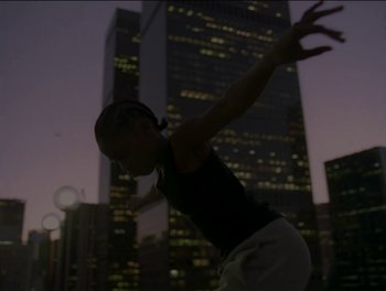 Movie still from “Maxo - Free!” (2023), directed by Vincent Haycock – Wide shot, Low angle