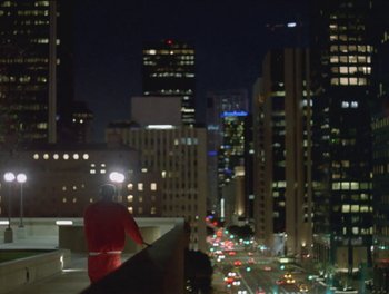 Movie still from “Maxo - Free!” (2023), directed by Vincent Haycock – Extreme Wide shot, Low angle