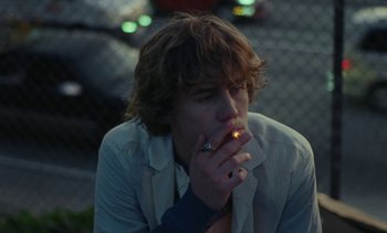 Movie still from “The Kid LAROI - …Growing Up” (2023), directed by Ramez Silyan – Close Up shot, High angle