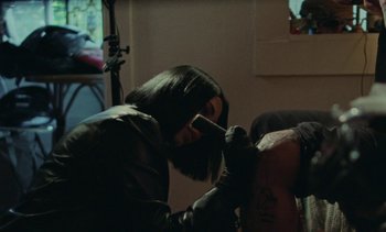 Movie still from “The Kid LAROI - …Growing Up” (2023), directed by Ramez Silyan – Close Up shot, High angle