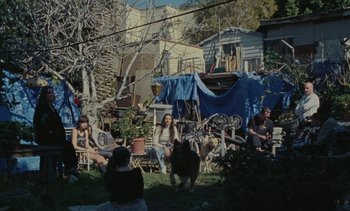 Movie still from “The Kid LAROI - …Growing Up” (2023), directed by Ramez Silyan – Extreme Wide shot, High angle