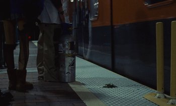 Movie still from “The Kid LAROI - …Growing Up” (2023), directed by Ramez Silyan – Wide shot, High angle