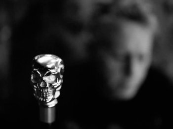 Movie still from “Depeche Mode - Ghosts Again” (2023), directed by Anton Corbijn – Extreme Close Up shot, Low angle