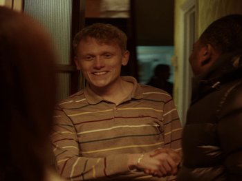 Movie still from “Lewis Capaldi - Pointless” (2023), directed by Hector Dockrill – Medium shot, Low angle