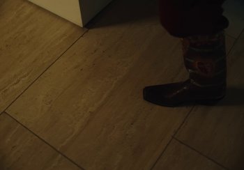 Movie still from “Kendrick Lamar - Rich Spirit” (2022), directed by Calmatic – Extreme Close Up shot, High angle