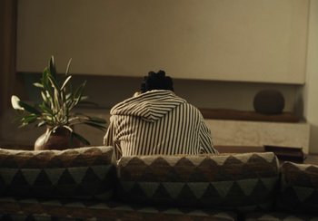 Movie still from “Kendrick Lamar - Rich Spirit” (2022), directed by Calmatic – Medium shot, High angle